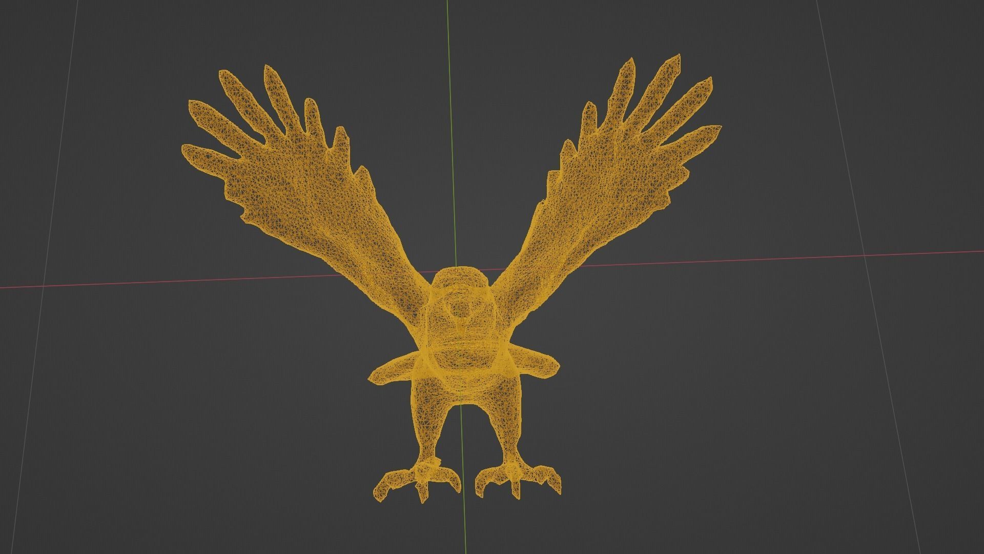 Bald Eagle 3D Model obj fbx stl ply mtl texture 3D model_10