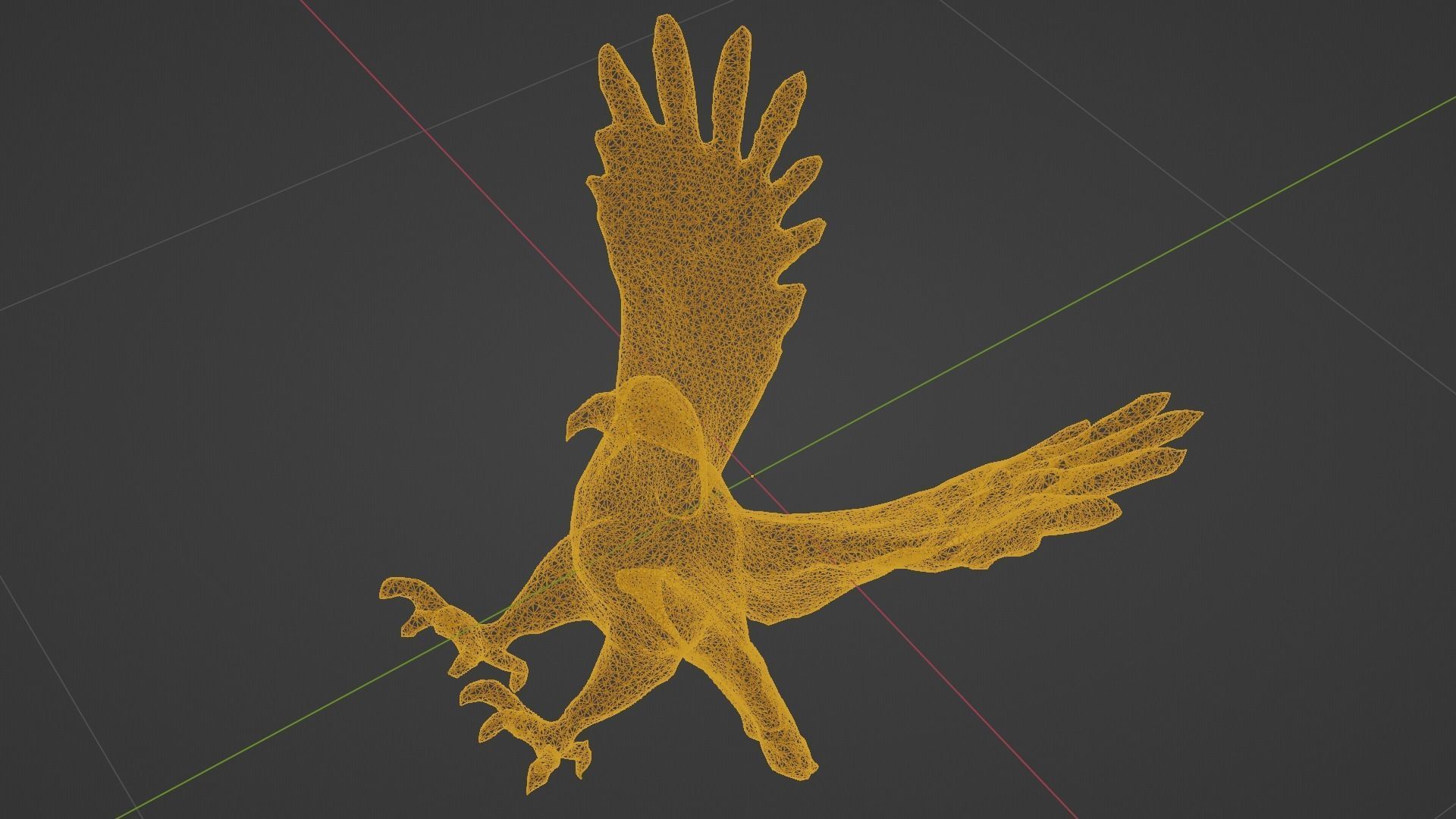 Bald Eagle 3D Model obj fbx stl ply mtl texture 3D model_11