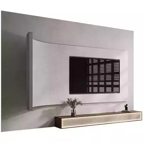 Tv Wall 14 3D model