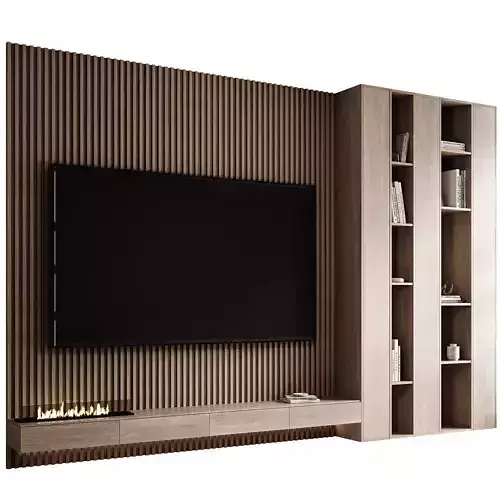 Tv Wall 16 3D model