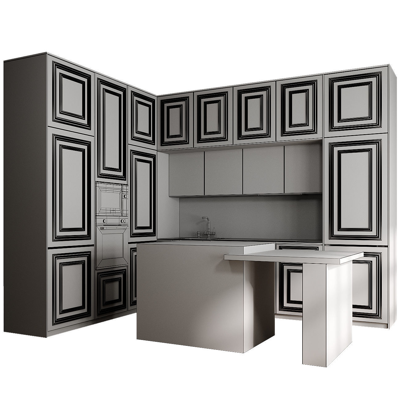 Kitchen 04 3D model_5