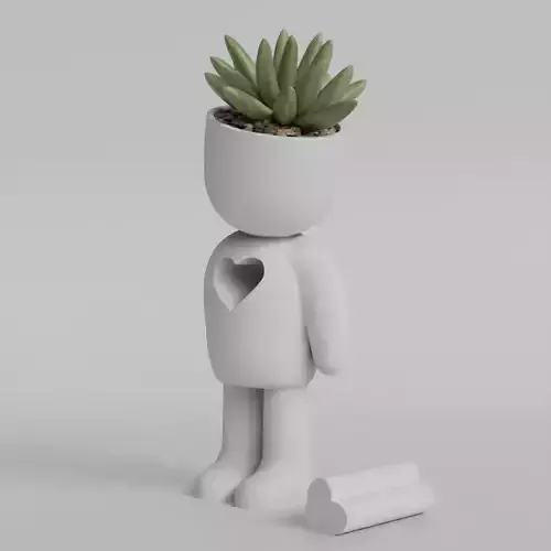 Heartfelt Character Planter