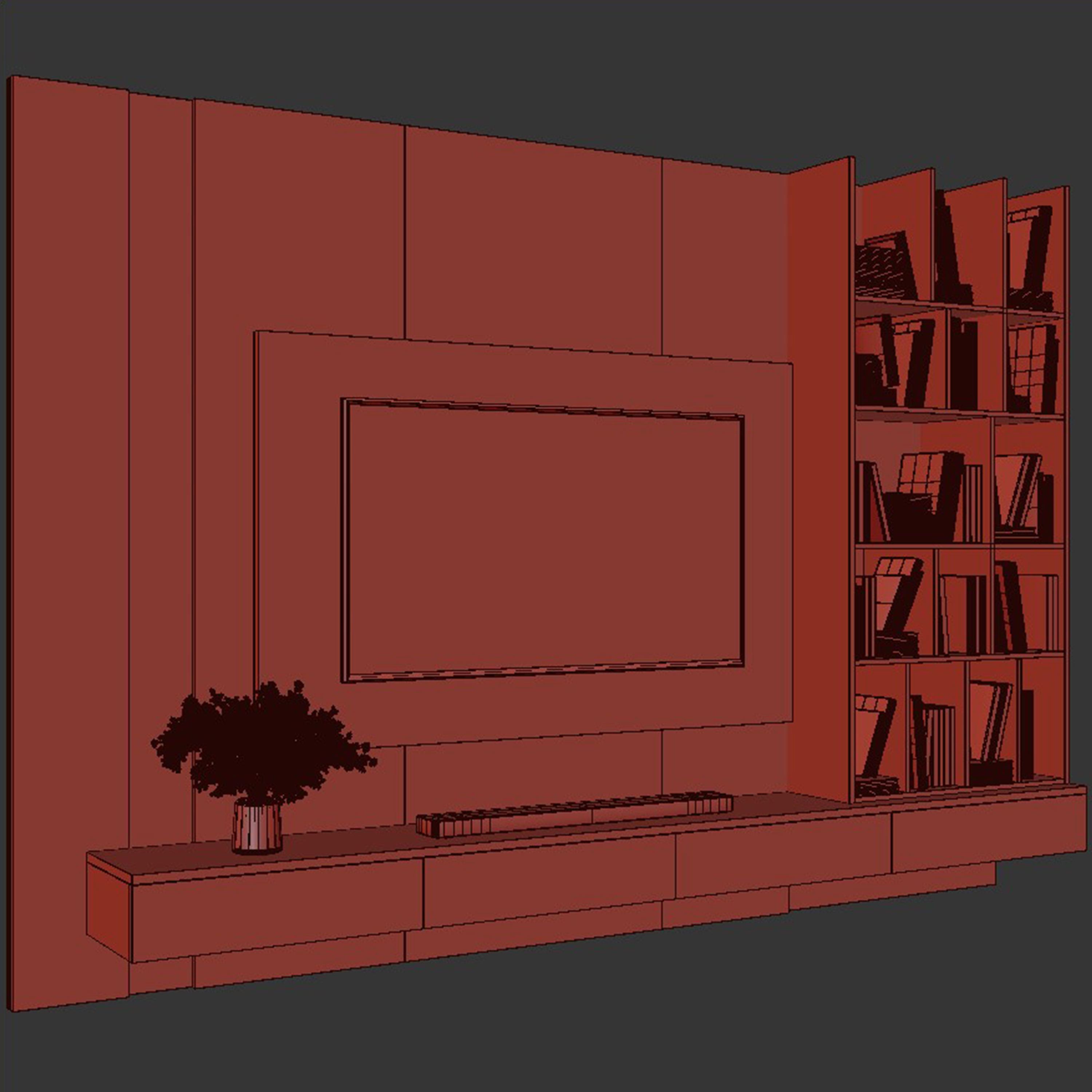 Tv Wall collection 01 by dii _10