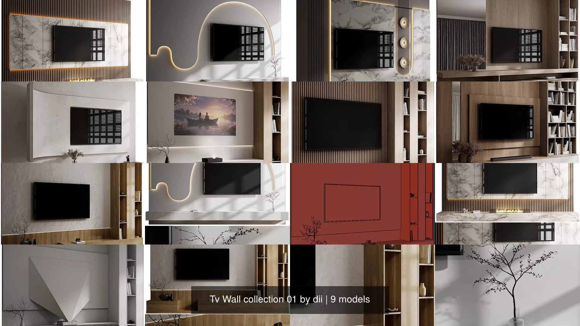 Tv Wall collection 01 by dii _0