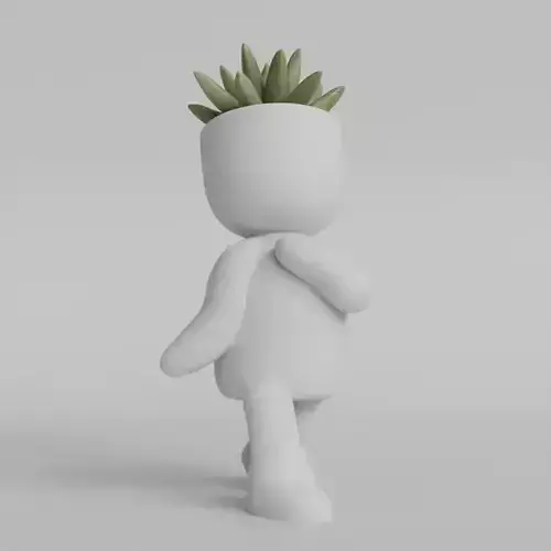 Adorable Walking Plant Pot Character