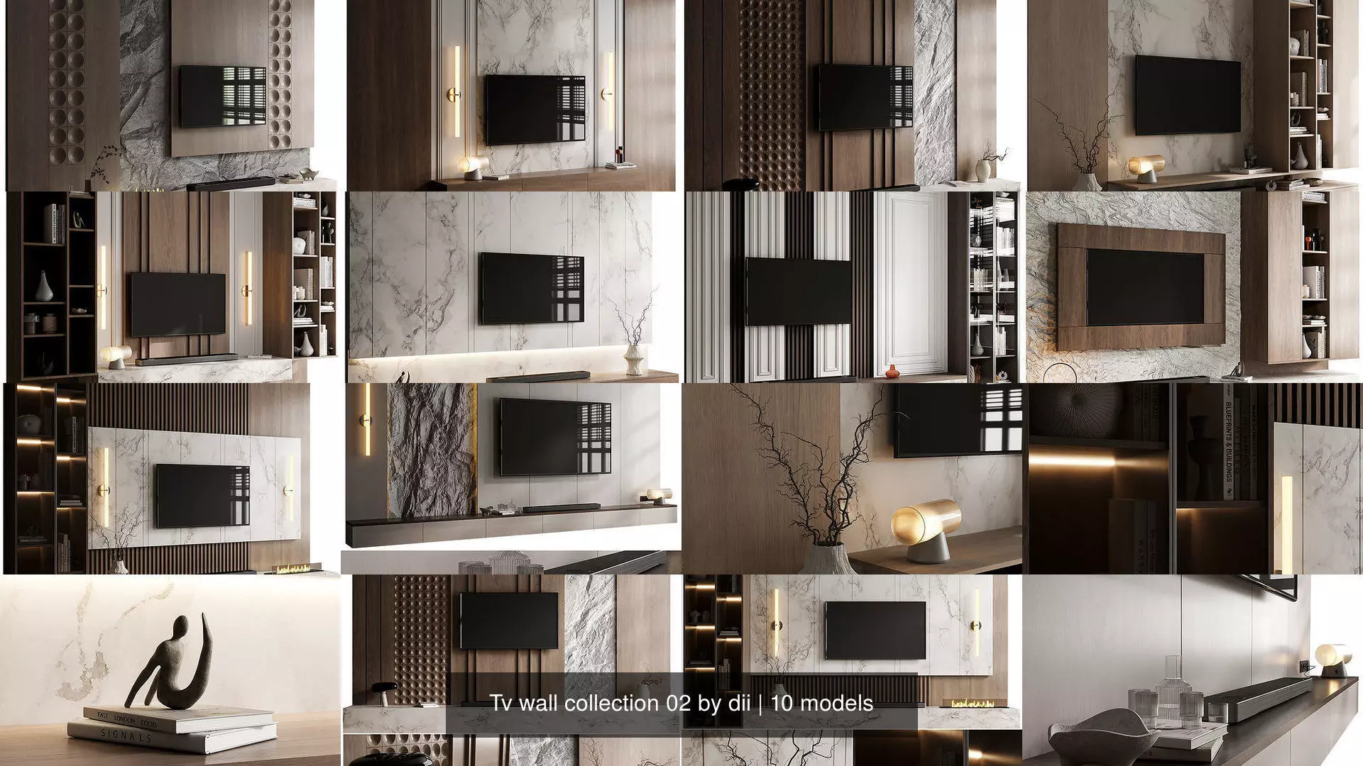 Tv wall collection 02 by dii _0