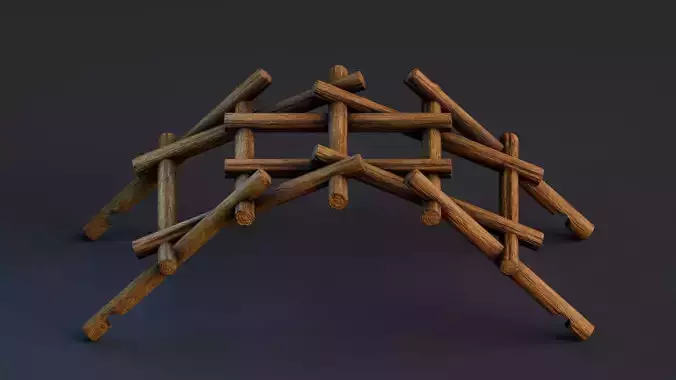 Da Vinci Inventions - Self Supporting Bridge