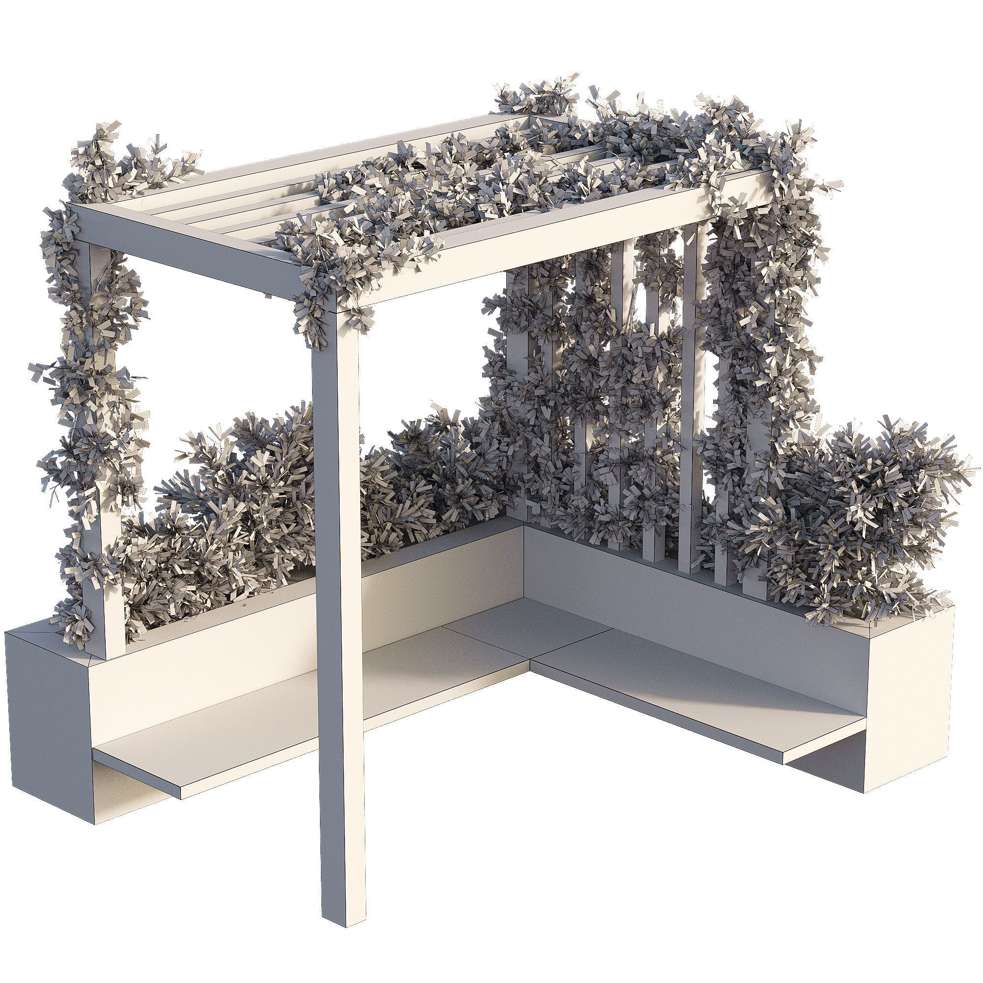 Outdoor plants and town square collection 01 _11