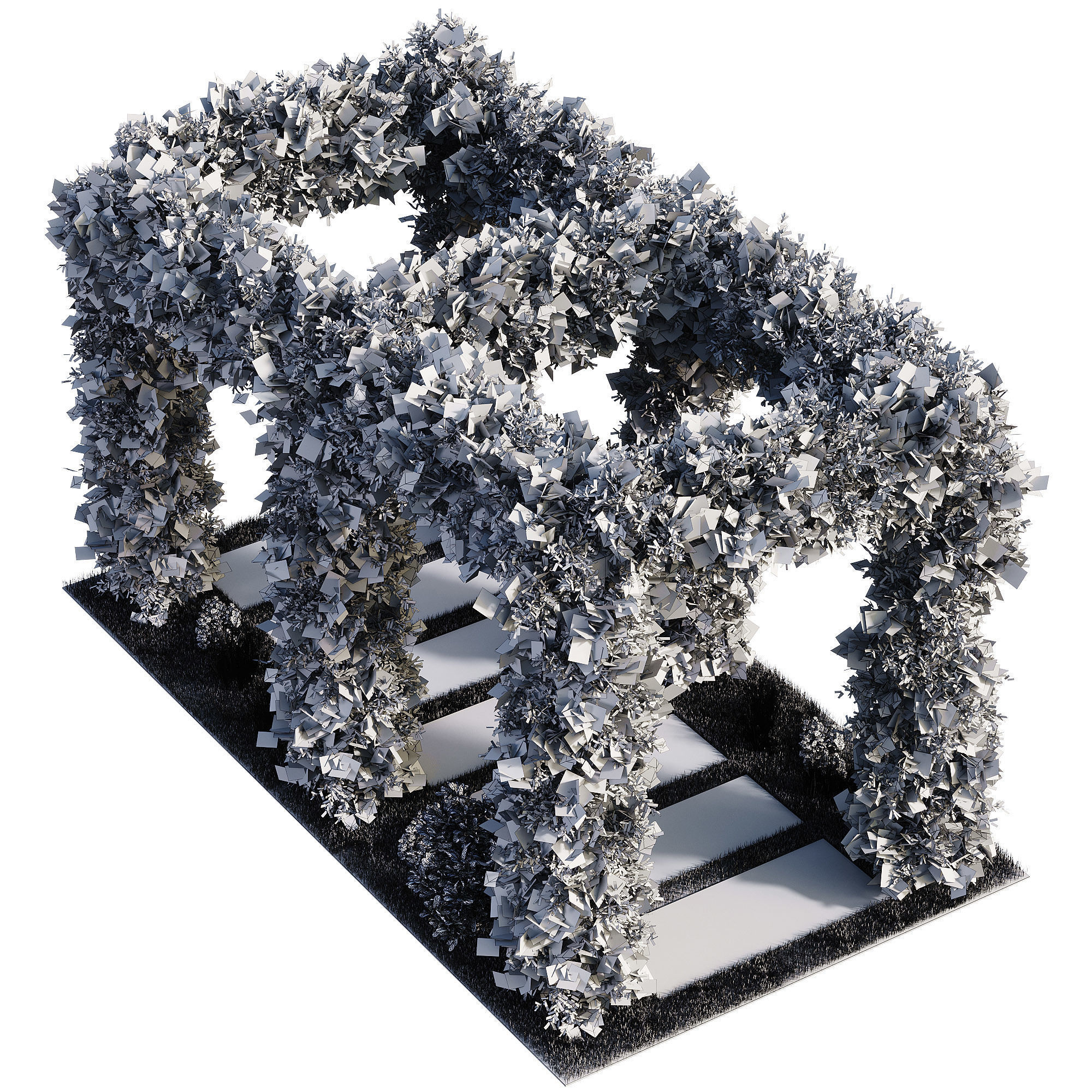 Outdoor plants and town square collection 01 _18