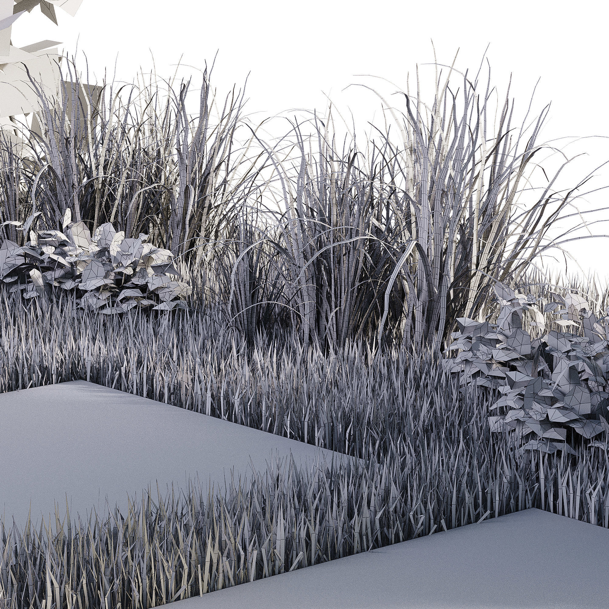 Outdoor plants and town square collection 01 _17