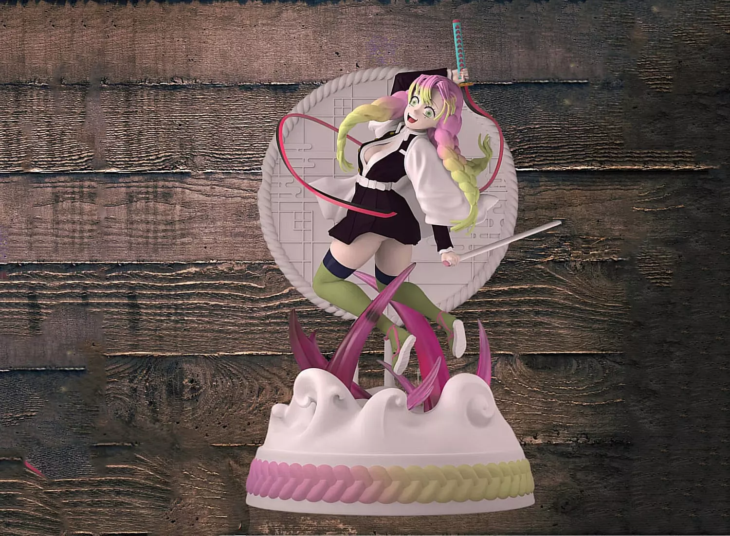 Kanroji Mitsuri 3D Model Ready to Print 3D print model_0