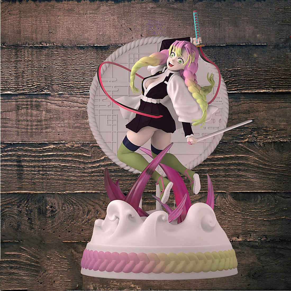 Kanroji Mitsuri 3D Model Ready to Print 3D print model_6