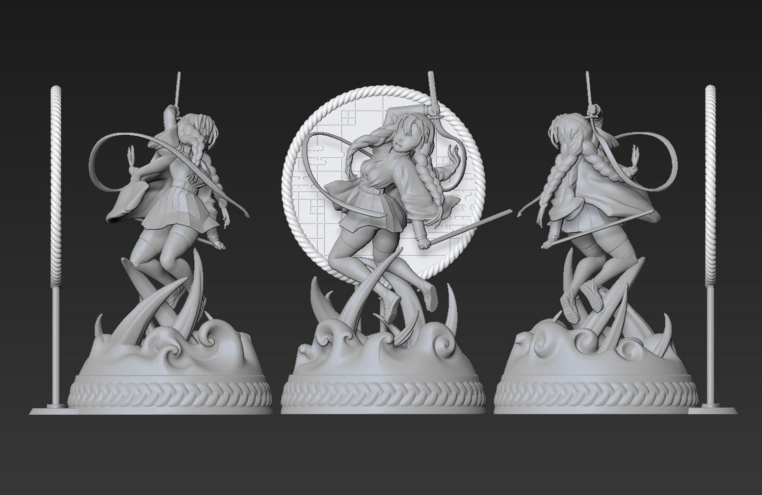 Kanroji Mitsuri 3D Model Ready to Print 3D print model_7