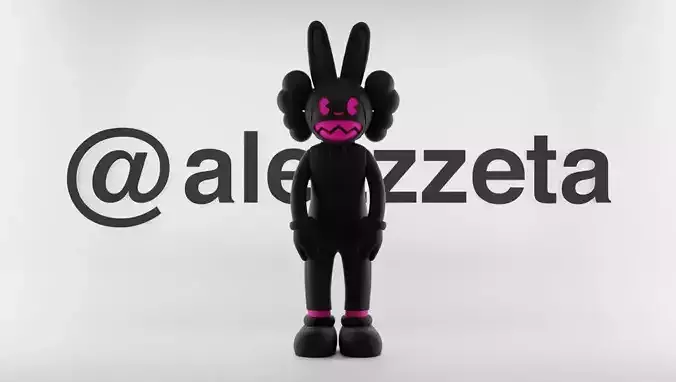 Kaws x Janky Textured