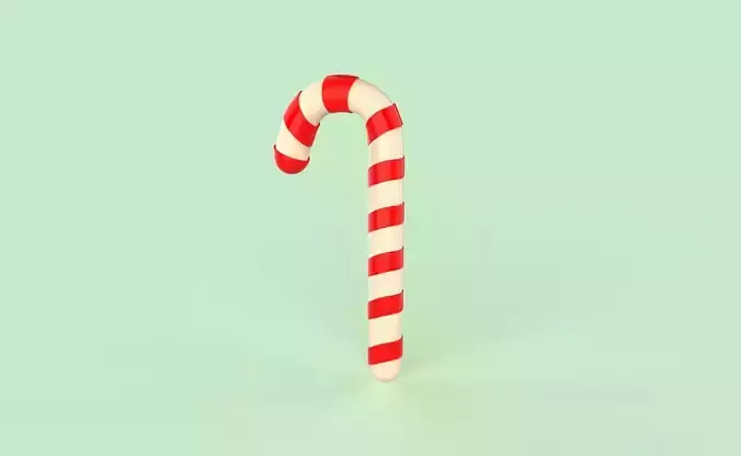 Cartoon Candy 01 Low-poly 3D model