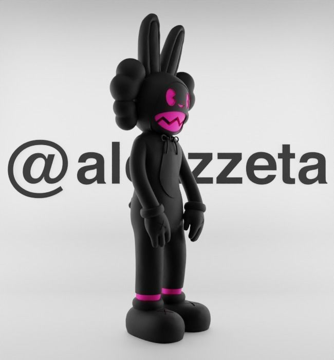 Kaws x Janky for Print 3D print model_32