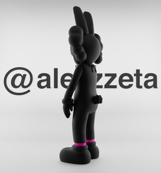Kaws x Janky for Print 3D print model_13