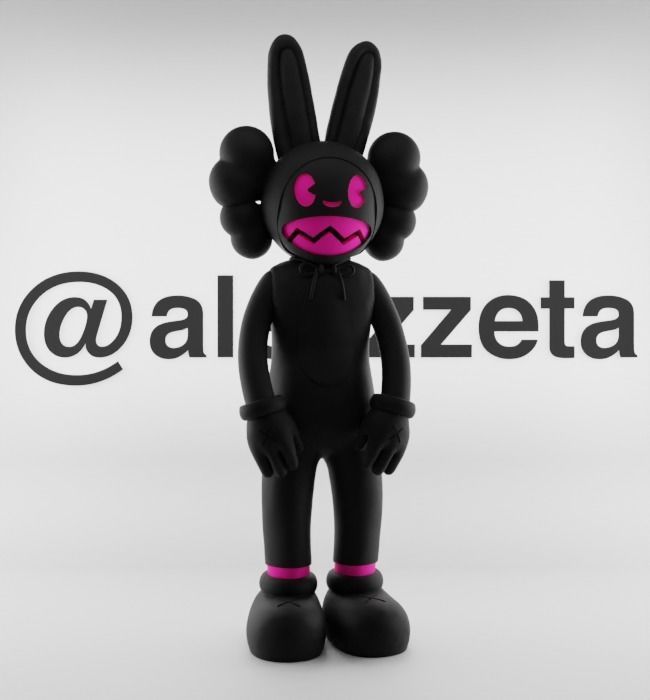Kaws x Janky for Print 3D print model_36