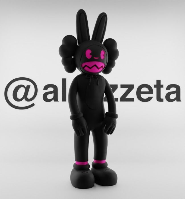 Kaws x Janky for Print 3D print model_35
