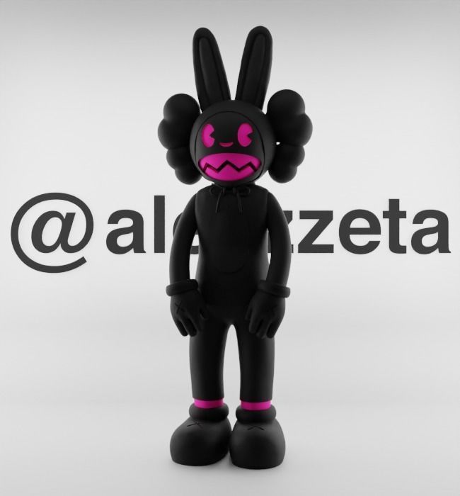 Kaws x Janky for Print 3D print model_2