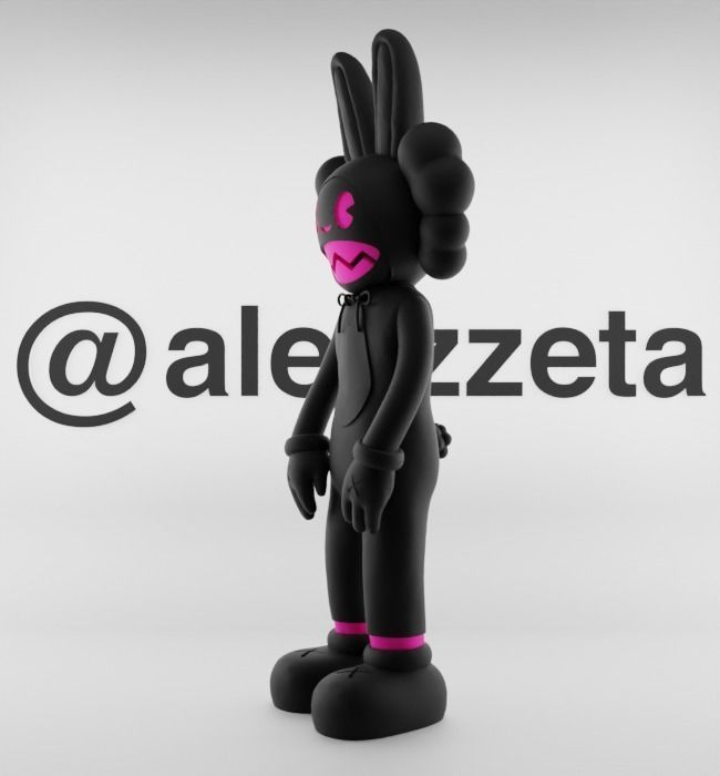 Kaws x Janky for Print 3D print model_7