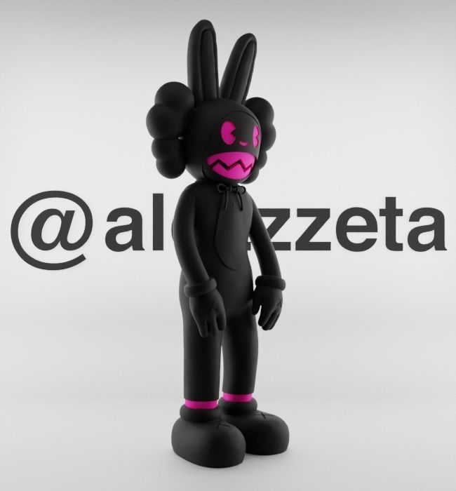 Kaws x Janky for Print 3D print model_33