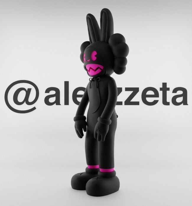 Kaws x Janky for Print 3D print model_6
