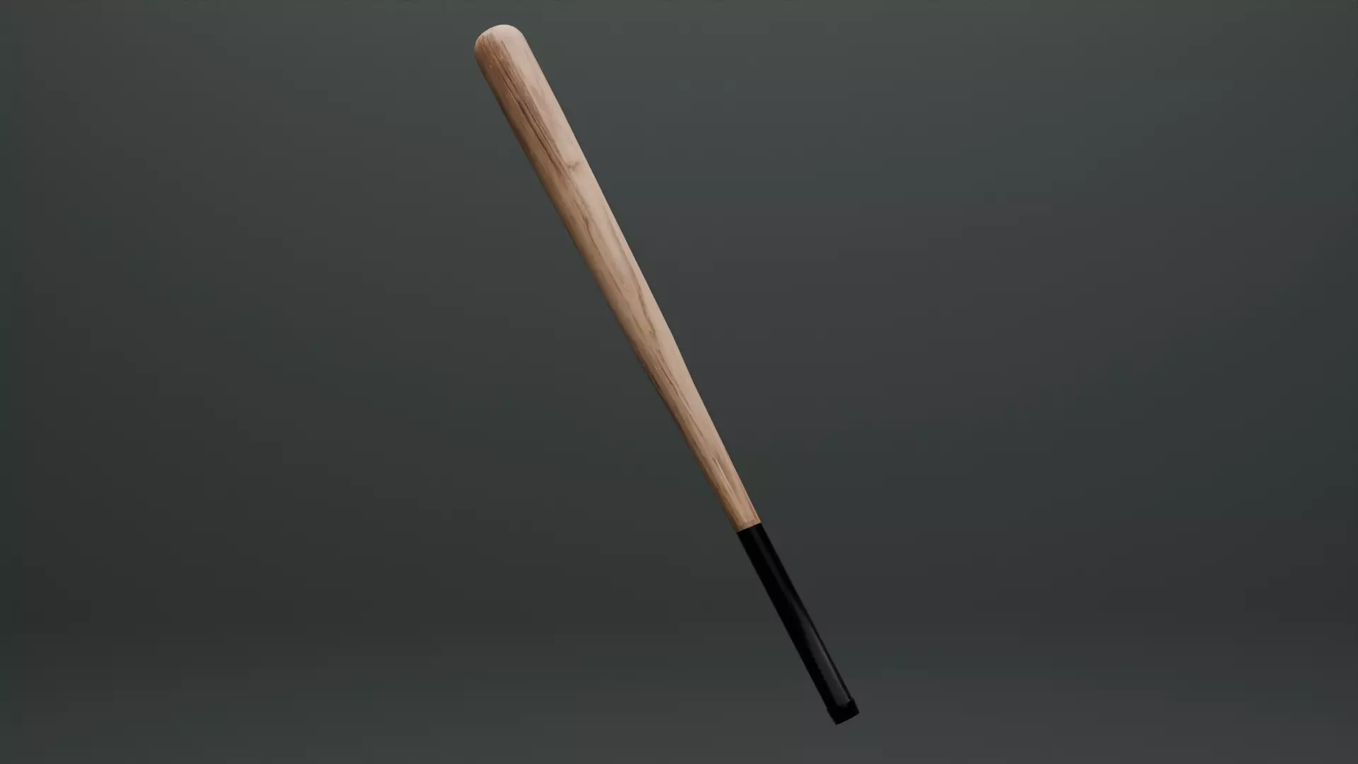 Baseballbat Free low-poly 3D model_0