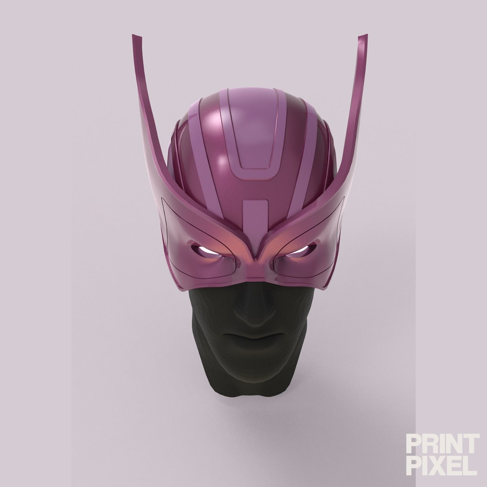 HAWKEYE MASK 3D print model_3