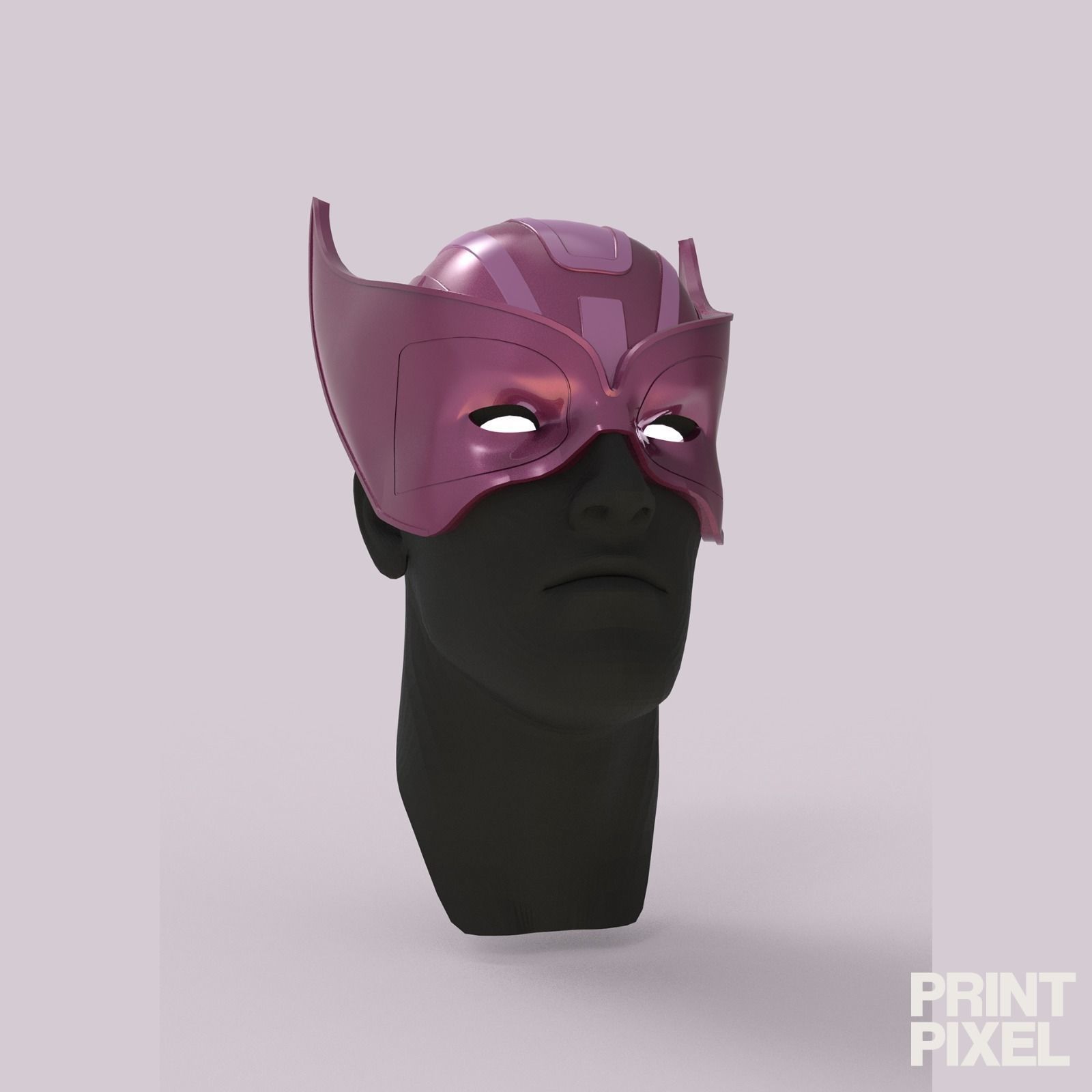 HAWKEYE MASK 3D print model_4