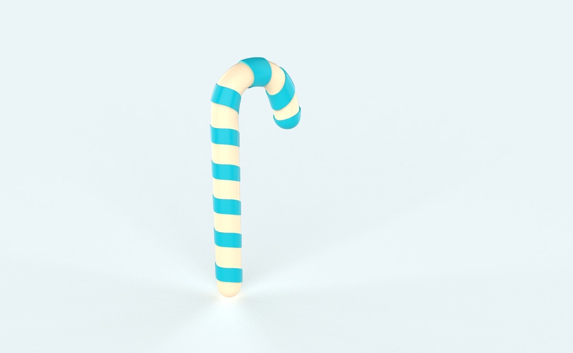 Cartoon Candy 02  Low-poly 3D model_5