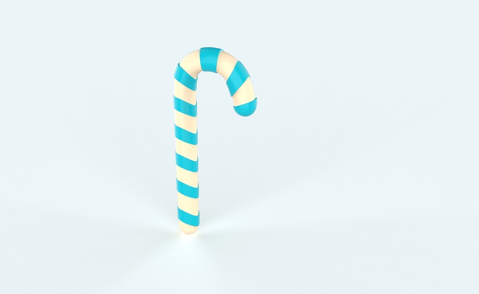 Cartoon Candy 02  Low-poly 3D model_7