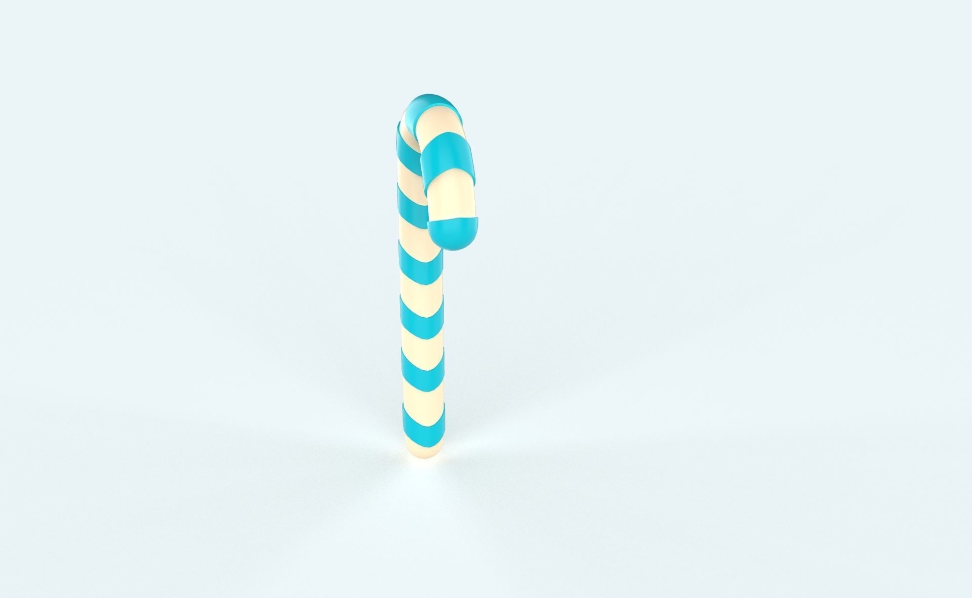 Cartoon Candy 02  Low-poly 3D model_9