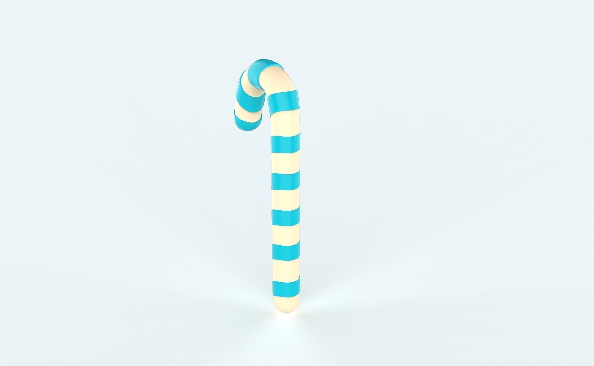 Cartoon Candy 02  Low-poly 3D model_2