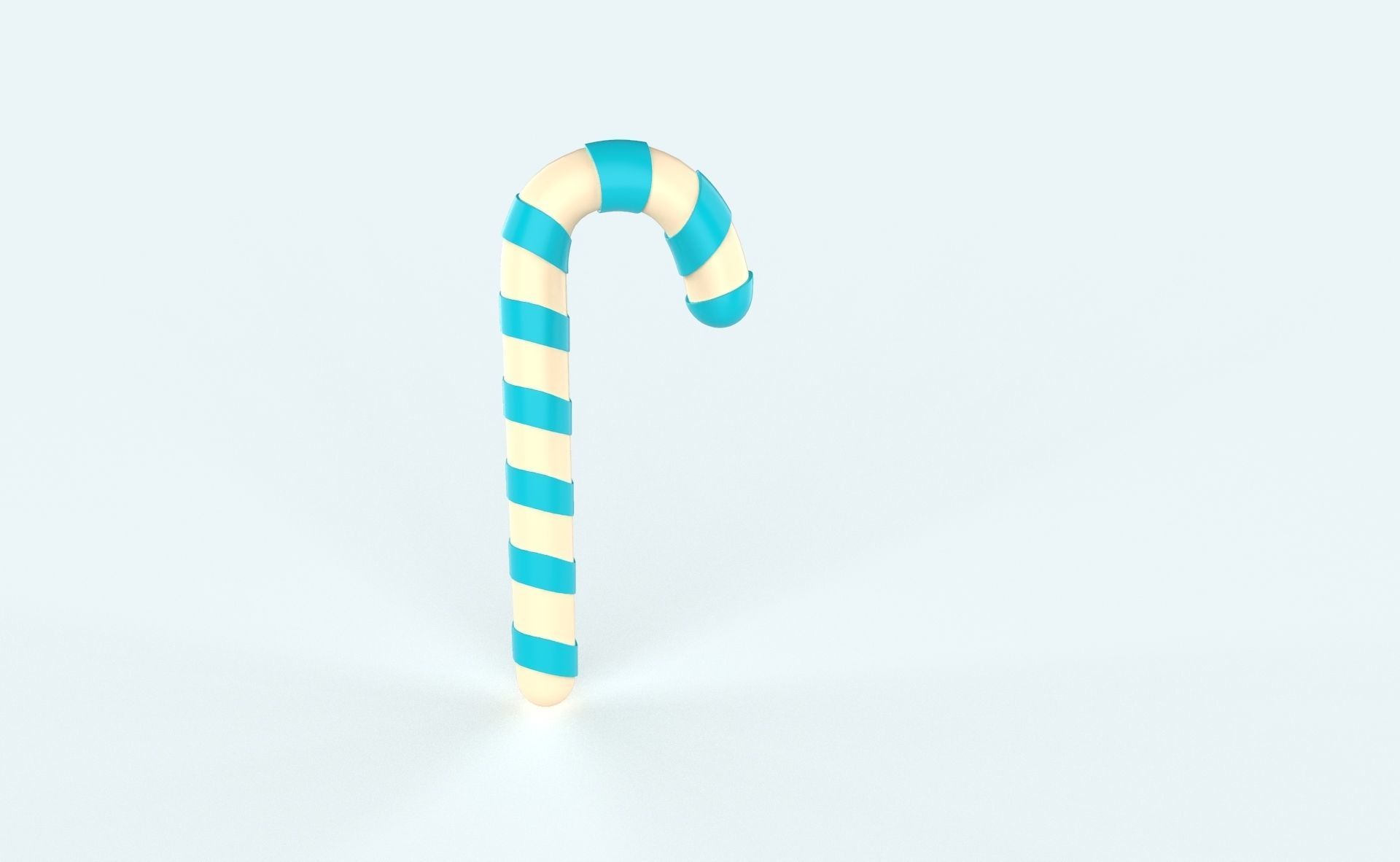 Cartoon Candy 02  Low-poly 3D model_6