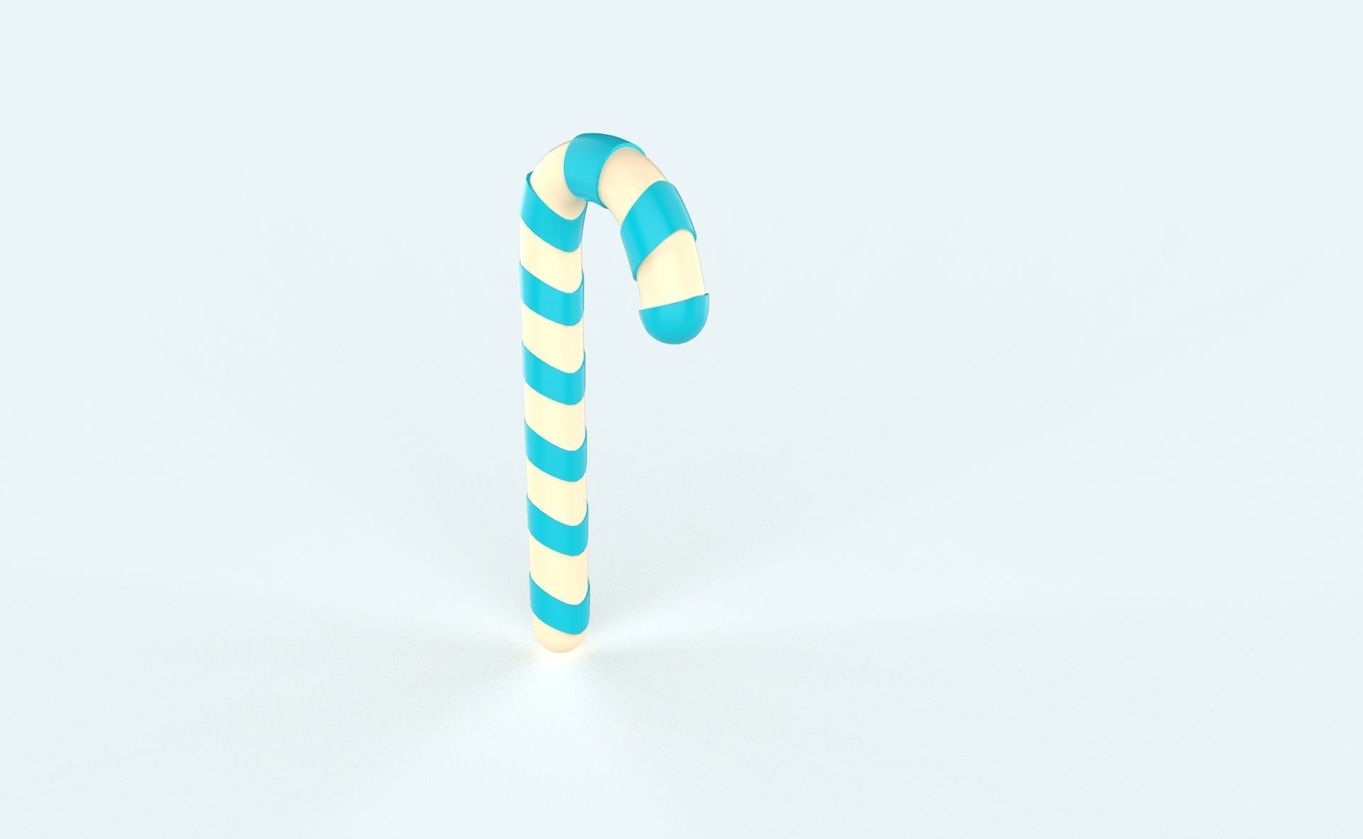 Cartoon Candy 02  Low-poly 3D model_8