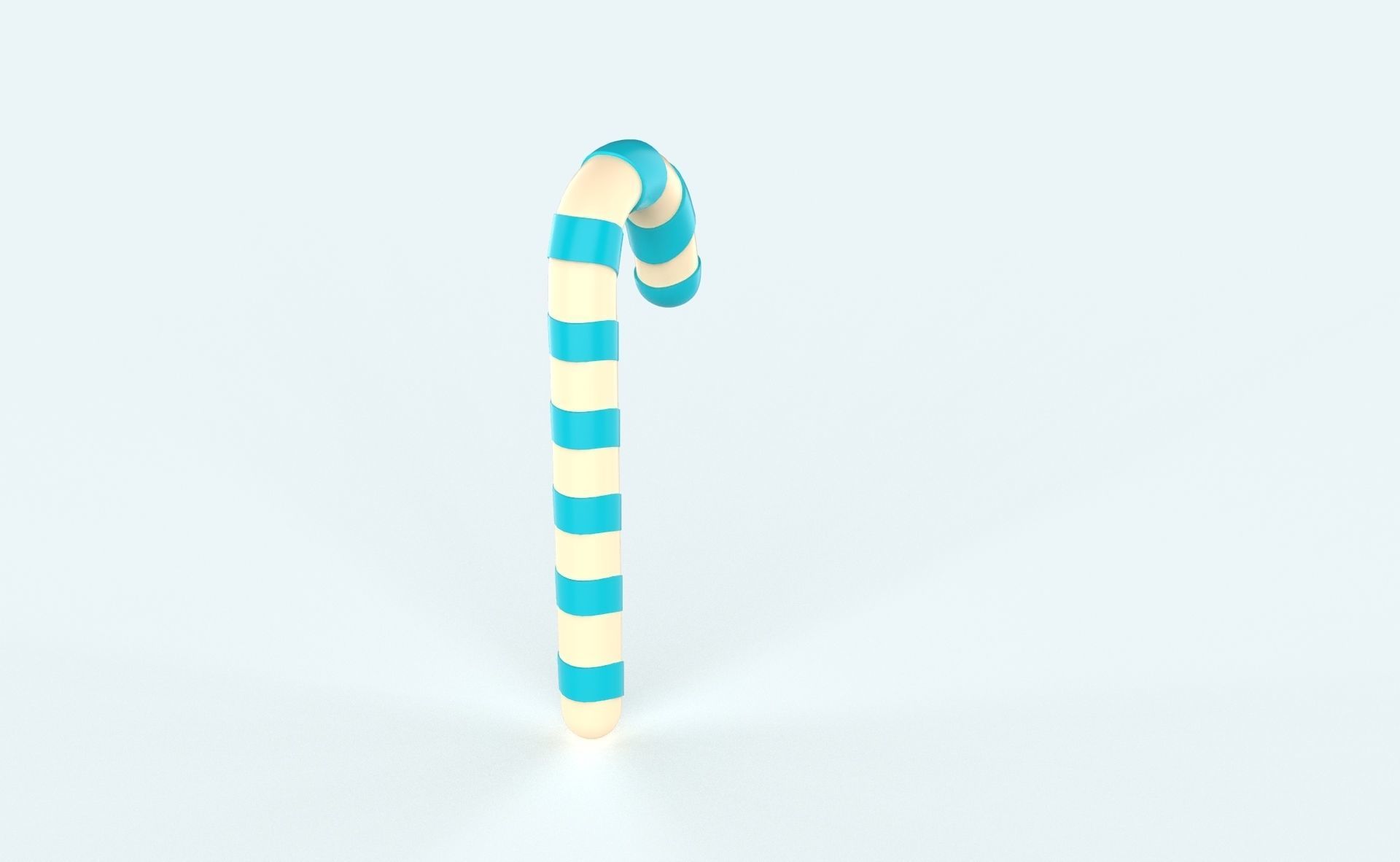 Cartoon Candy 02  Low-poly 3D model_4
