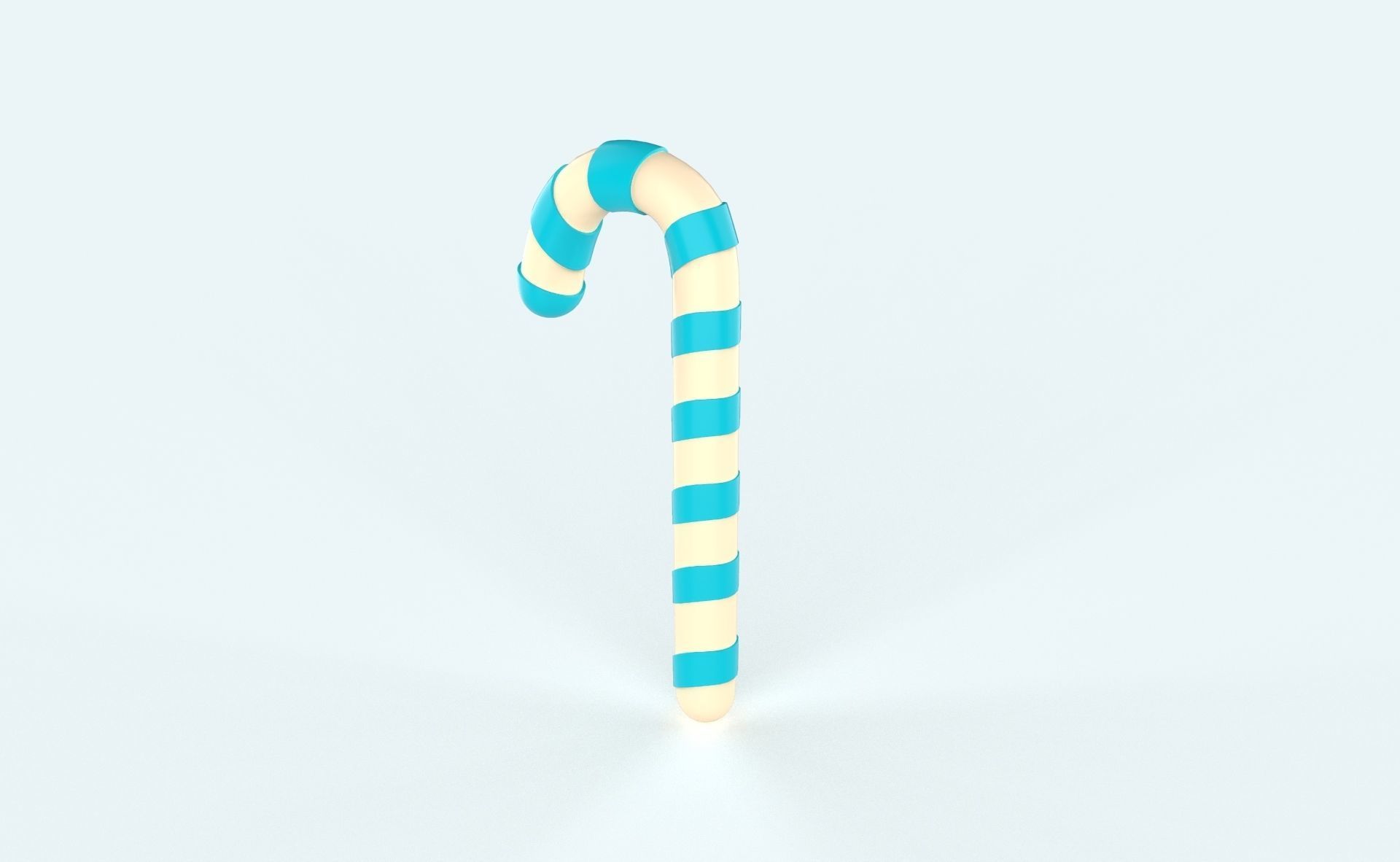 Cartoon Candy 02  Low-poly 3D model_1