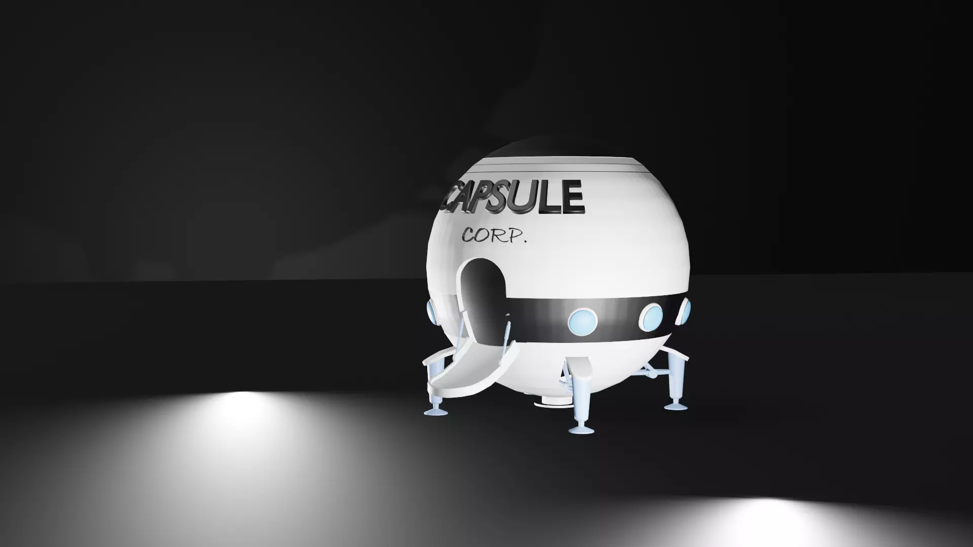 capsule corp dragon ball 3D print model