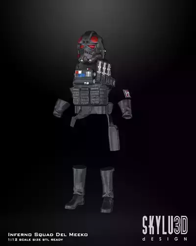 Inferno Squad Del Meeko One12 Scale Custom Kit Files 3D print model