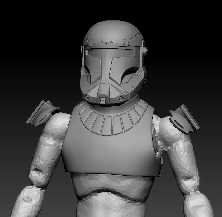 Republic Commando One6 Scale Custom STL Files 3D print model_4