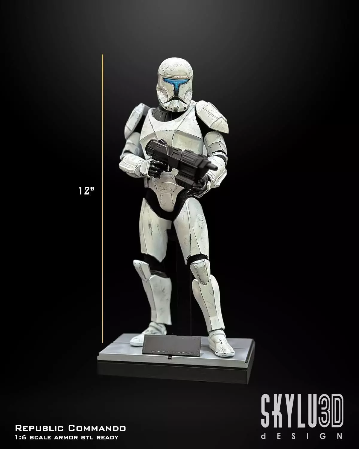 Republic Commando One6 Scale Custom STL Files 3D print model_0
