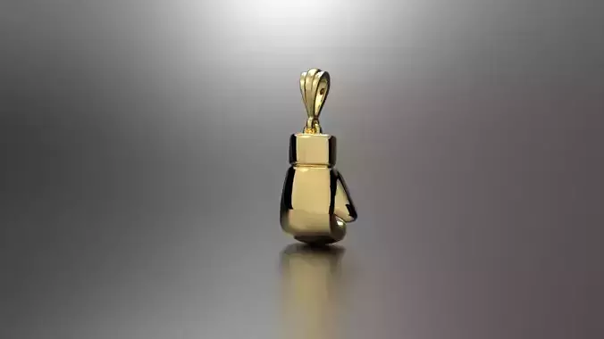 3D Boxing Glove Pendant