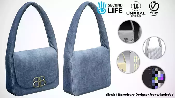 Balenciaga Handbag  Denim 