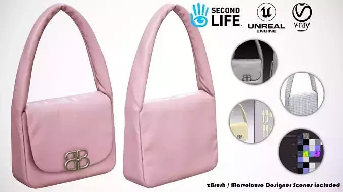 Balenciaga Handbag  Pink Leather 