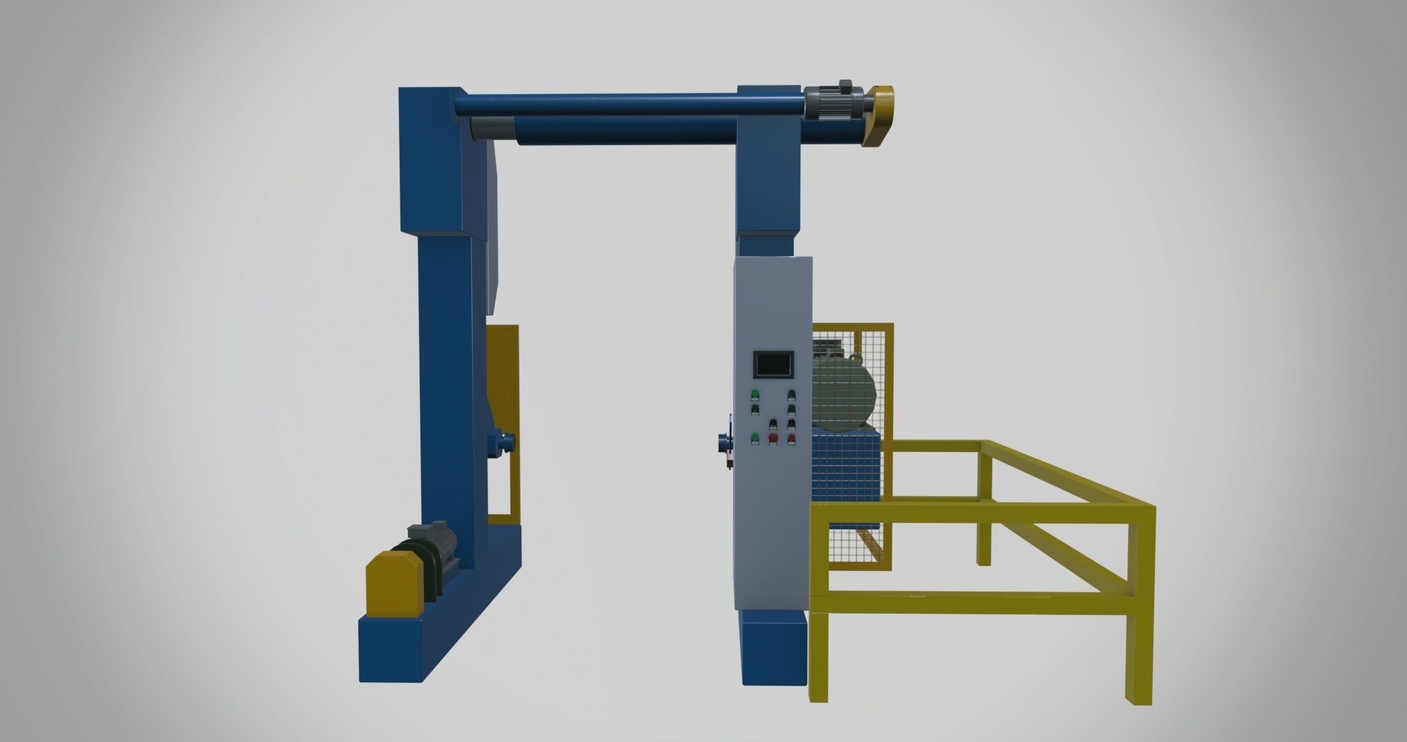 Rolling Machine 3D model_2