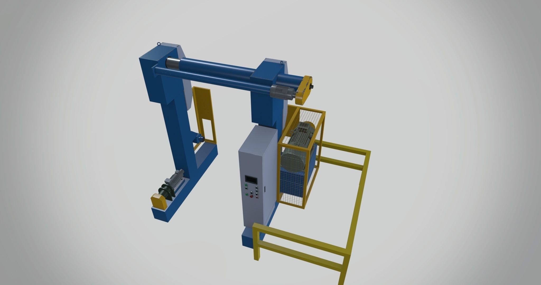 Rolling Machine 3D model_8