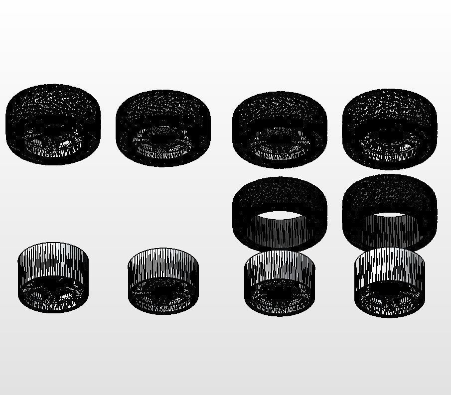 Custom wheels HRBB Twisted Columbus for your scale model 3D print model_16