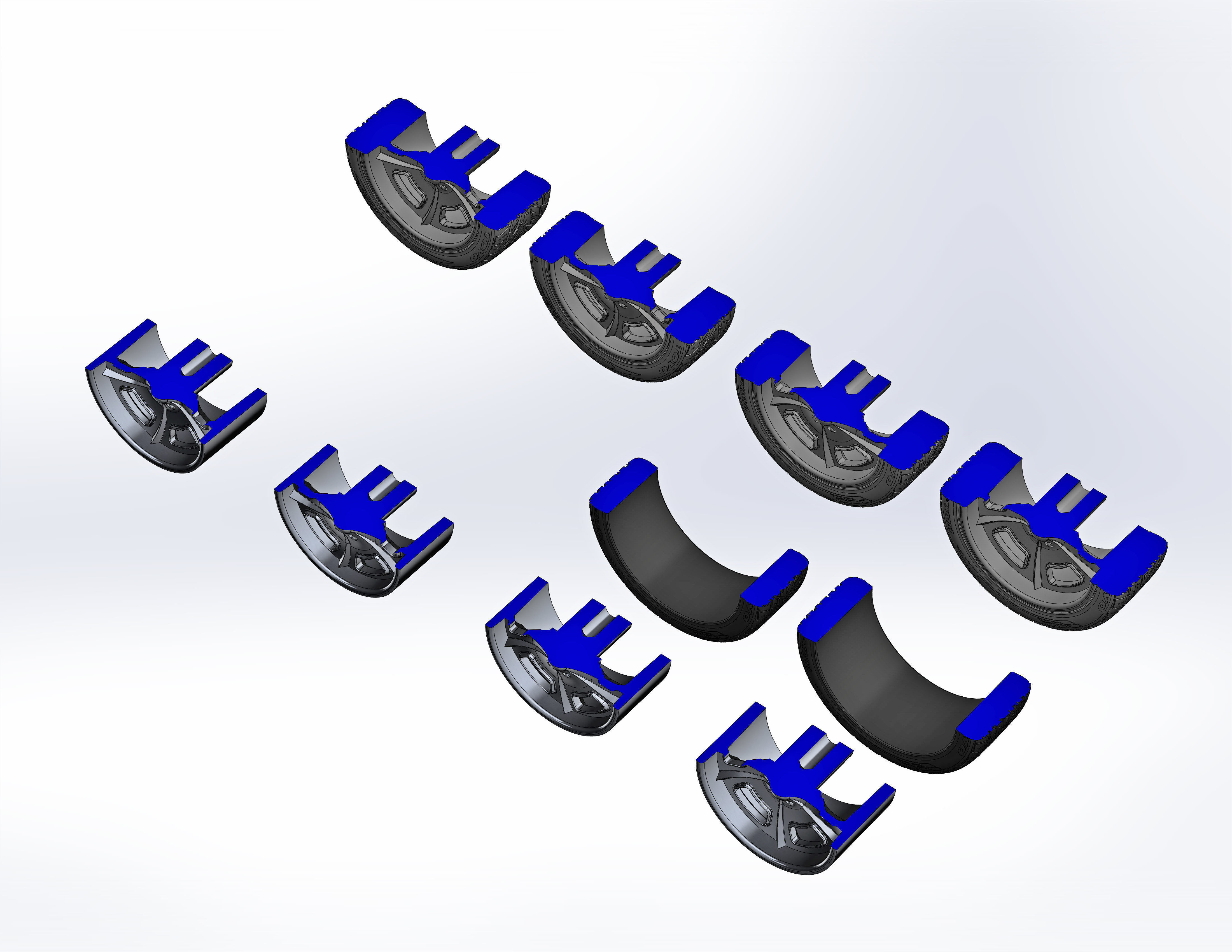Custom wheels HRBB Twisted Columbus for your scale model 3D print model_11