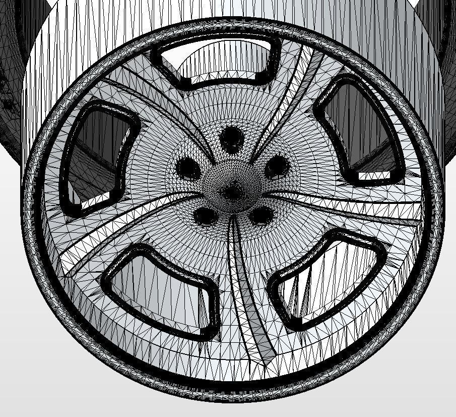 Custom wheels HRBB Twisted Columbus for your scale model 3D print model_18